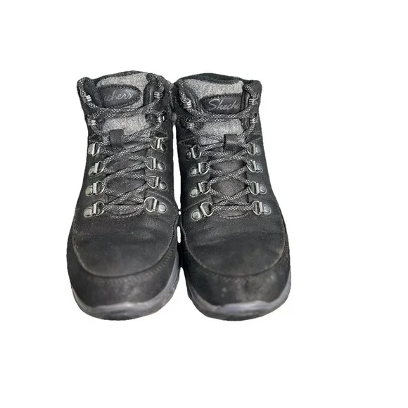 Skechers Synergy Water Repellent Hiker Boots Cool Seeker Black Womens Size 6.5 - Picture 8 of 10